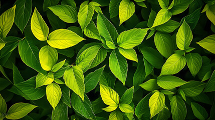 Wall Mural - Green Leaves Background