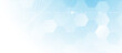 © pickup - Abstract Light Blue Hexagonal Background with Geometric Lines