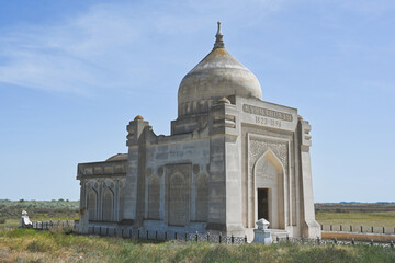 Wall Mural - Kurmangazy Mausoleum building in the village of Altynzhar