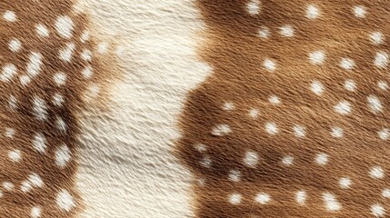 Close-up texture of deer skin print for nature-inspired design and fabric patterns