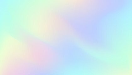 Aufkleber - Gradient mesh abstract background. Futuristic holographic backdrop with gradient mesh. 90s, 80s retro style. Iridescent graphic template