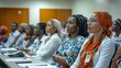 © paithoon - Empowering seminar attendees city conference room event indoor close-up professional growth