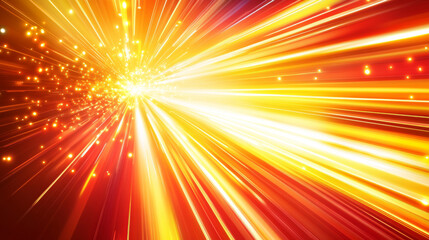 Wall Mural - 3d dynamic abstract neon light streak trail technology virtual reality background. cyberpunk futuris