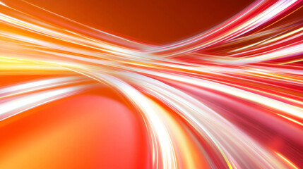 Wall Mural - 3d dynamic abstract neon light streak trail technology virtual reality background. cyberpunk futuris