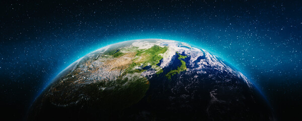 Wall Mural - planet earth geography