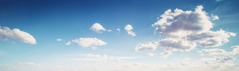 Wall Mural - summer colors sky and clouds