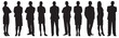 © Pro Silhouettes - working group of people silhouette.
