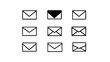© Who is Santi - A set of envelope vector icons