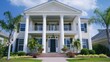 © Kitta Studio - Elegant Greek Revival Home with Front Porch