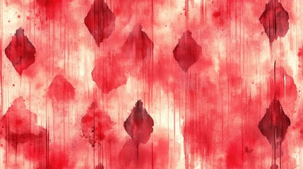 watercolor shibori red pattern designed as a seamless textile print ideal for fabric and wallpaper a