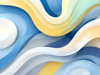 Wall Mural - an image featuring a modern, abstract background with flowing lines and curves. the main color palet