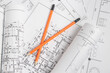 © bayurov - electrical engineering drawings printing and pencil