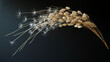© ARM - Detailed view of a dandelion seed head displaying delicate seeds ready for dispersal in a natural setting