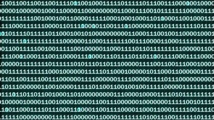 digital number background, binary code. abstract binary code background with green digits moving on 