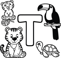 abc coloring pages for toddlers