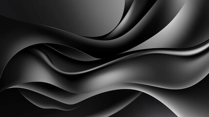 Wall Mural - background black gray grainy gradient banner design abstract poster cover header design