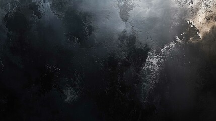 Wall Mural - background black gray grainy gradient banner design abstract poster cover header design