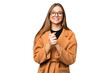 © luismolinero - Young blonde woman over isolated chroma key background laughing