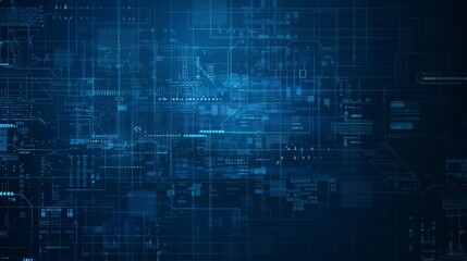 Digital Line and Grid Technology: Blue Data Matrix Simulation