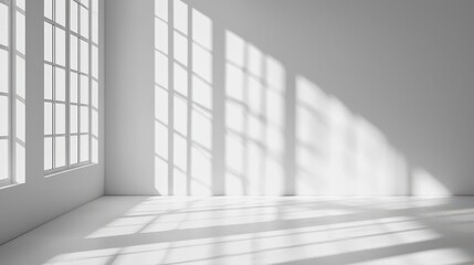 Wall Mural - White and gray studio background