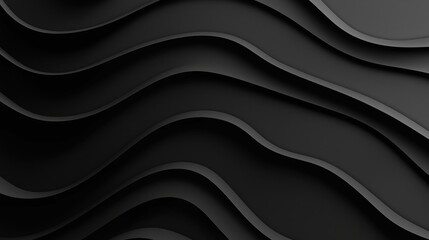 Wall Mural - simple black gradient abstract background for product or text backdrop design
