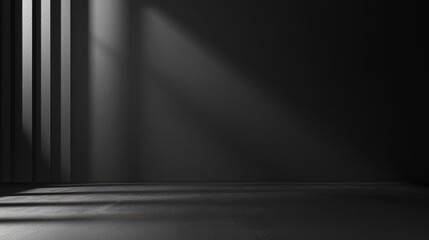 Wall Mural - Simple black gradient abstract background for product or text backdrop design