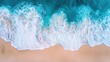 © Chandlerlikes - Beautiful soft blue ocean wave on fine sandy beach