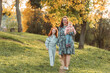 © stivog - Young mom with her little ginger daughters. Mothers day, connection