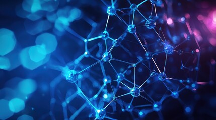 Wall Mural - abstract background science technology