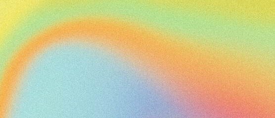 Wall Mural - abstract grainy background, purple orange green noise texture gradient summer banner poster backdrop
