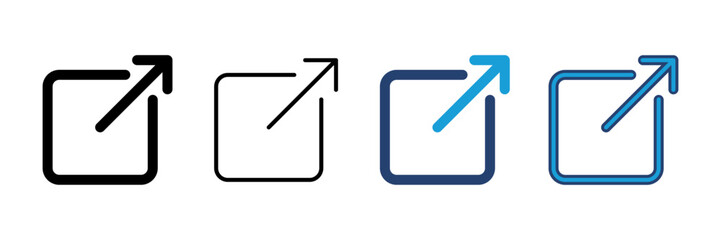 external link icon vector. link icon vector. hyperlink symbol