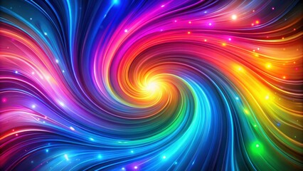 Wall Mural - Vibrant neon abstract background with swirling colors , neon, abstract, background, swirl, colorful, bright, vivid, vibrant