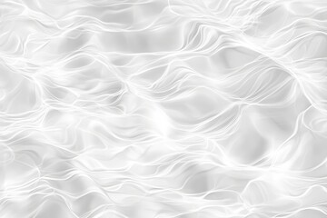Leinwandbilder - Abstract white background with flowing, wavy lines.