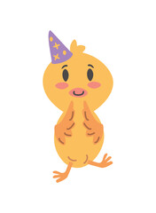 Sticker - chicken animal birthday party