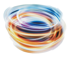 Poster - png colorful night light patterns swirl