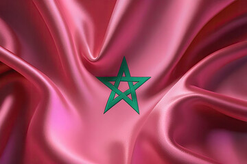 Wall Mural - moroccan flag for national Day or Independence Day of morocco