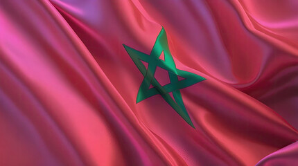 Wall Mural - moroccan flag for national Day or Independence Day of morocco