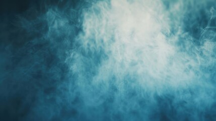 Wall Mural - an ethereal and misty blue backdrop creates a tranquil atmosphere, perfect for artistic projects or 