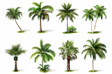  set of palms