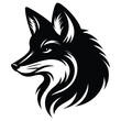 © Shahabul - fox silhouette on white background isolated fox logo icon symbol illustration 10
