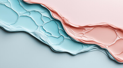Leinwandbilder - Abstract watercolor effect with bright colors and smooth textures