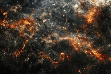 a vibrant nebula filled with swirling gases and stars in space.