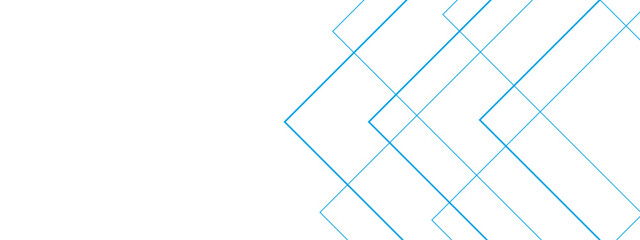 Poster - Abstract white and blue background with lines. Pattern design Space design concept Suit for business, corporate, institution. Creative geometric triangle shape.