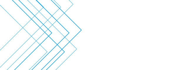 Poster - Abstract white and blue background with lines. Pattern design Space design concept Suit for business, corporate, institution. Creative geometric triangle shape.