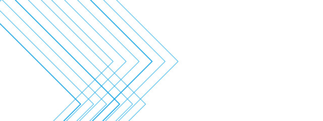Aufkleber - Abstract white and blue background with lines. Pattern design Space design concept Suit for business, corporate, institution. Creative geometric triangle shape.