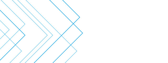 Poster - Abstract white and blue background with lines. Pattern design Space design concept Suit for business, corporate, institution. Creative geometric triangle shape.