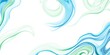 © Prasert - Abstract light green and blue swirling patterns on a neutral white background, pattern, vibrant