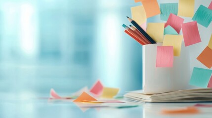 A team of designers brainstorming ideas for a new product, sketching concepts on a whiteboard and using colorful sticky notes to represent features and functionalities.