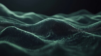 Aufkleber - Abstract representation of flowing waves, evoking a sense of movement and depth.