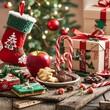 © Jack - Festive Christmas Decorations with Holiday Snacks and Treats